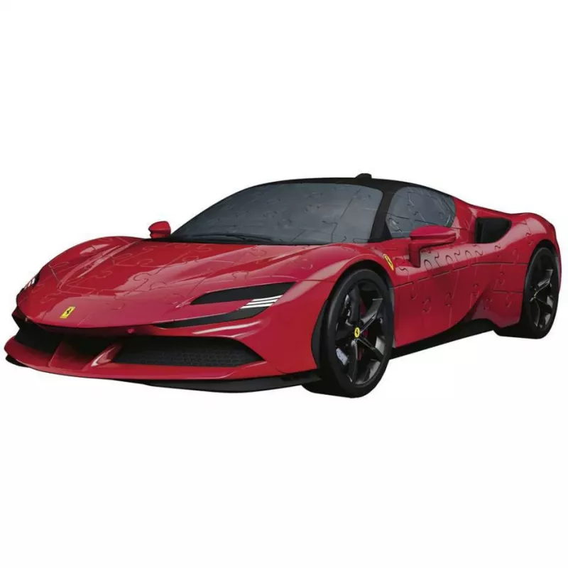 Puzzle 3D Ravensburger Iconics Ferrari SF90 Stradale – kit de montagem de modelo de colecionador