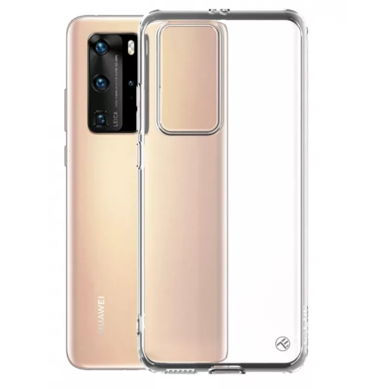 Capa de silicone Tellur para Huawei P40 Pro, transparente