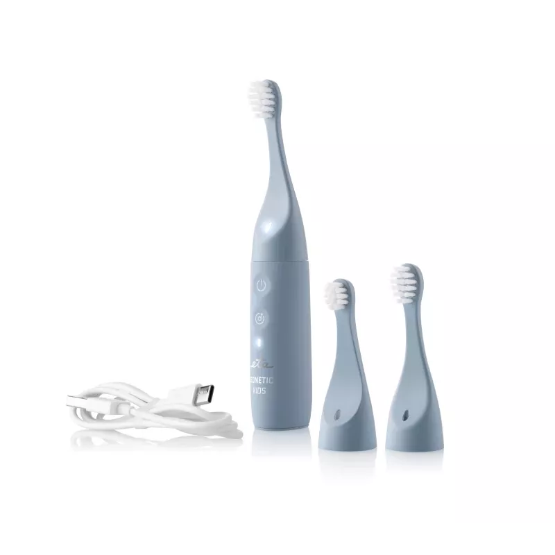 Escova de dentes elétrica para criança ETA Sonetic Kids, azul — cabeça compacta, limpeza suave