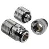 Saída de água G1/4 rosca macho – BitsPower Touchaqua, pack de 2, prateado