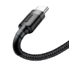 Cabo Baseus Cafule USB para USB-C 3A 1m (cinzento-preto)