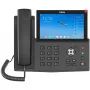 Telefone IP Fanvil X7A preto 20 linhas LCD Wi-Fi