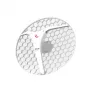 Antena de rede MikroTik LHG XL HP5 27,5 dBi 5 GHz dupla polarização, PoE, 245 mm de altura, 55 cm de diâmetro