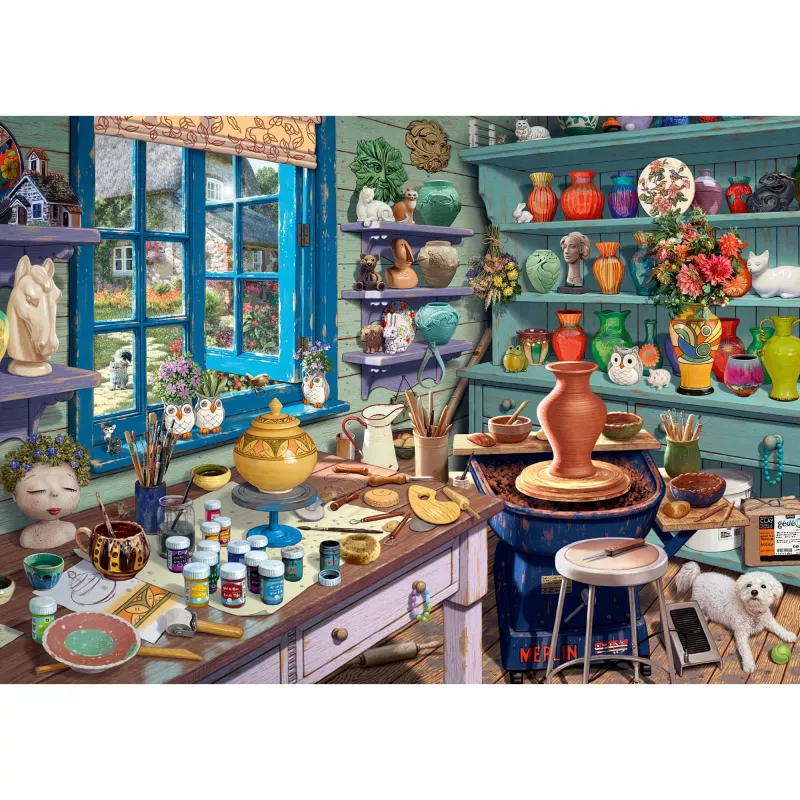 Steve Read: Secret Puzzles - Atelier de artista (1000 peças)
