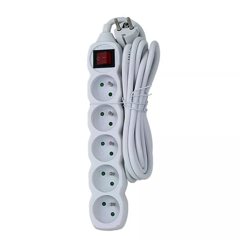Distribuidor de energia Esperanza ELK215W 3 m 5 tomada(s) AC interior branco