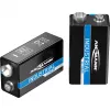 Ansmann 1505-0002 - pilha descartável - lítio - 9 V - 5 unid. - preto - -40 - 60 °C