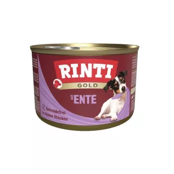 RINTI Gold Pato - Ração húmida para cães - 185 g