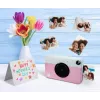 Máquina fotográfica instantânea Kodak PRINTOMATIC, 2x3'', Rosa