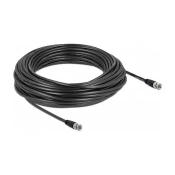 Cabo coaxial DeLOCK 80088 25 m BNC preto