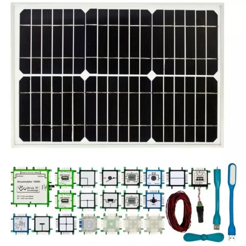 Conjunto solar ALLNET ALL-BRICK-0733 — kit de energia solar da ALLNET