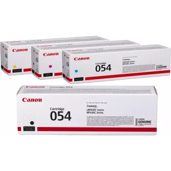 Canon 054 Multipack de toner, 4 cores (preto, ciano, magenta, amarelo), 3024C002set