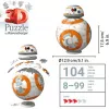 Ravensburger 11578 Puzzleball 3D Star Wars BB-8, 99 peças