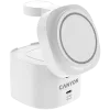 Estação de carregamento sem fios 4-em-1 Canyon, máx. 30 W, tamanho: 70x70x70,3 mm, peso: 414 g, com fonte de alimentação de 65 W e cabo de 1 m, branco