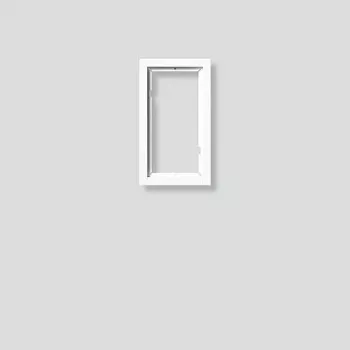 Siedle KR 611-2/1-0 W - branco - policarbonato - 131 mm - 15 mm - 231 mm (200016401-00)