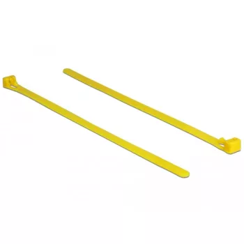 Abraçadeira Delock reutilizável resistente ao calor C 200 x L 7,5 mm 100 unid. amarelo