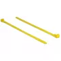 Abraçadeira Delock reutilizável resistente ao calor C 200 x L 7,5 mm 100 unid. amarelo