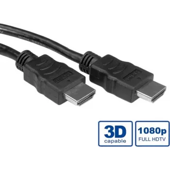 VALUE - Cabo de vídeo/áudio/rede - HDMI - HDMI, 19 pinos (M) - HDMI, 19 pinos (M) - 3 m - Blindado - Preto (11.99.5733)