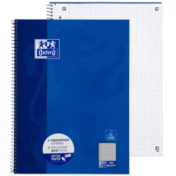 Caderno Oxford College A4+ 220 x 295 mm 80 fls. quadriculado com margem L