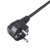 Cabo de alimentação Akyga AK-PC-05A CEE 7/7 para IEC C13, 5 m, preto
