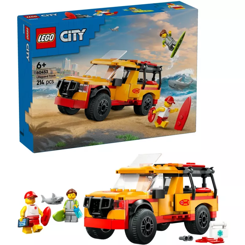LEGO CITY 60453 Ambulância de salvamento para a praia