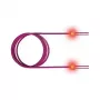 Cabo de patch EasyLan FO LED Patch Cord Premium, duplex - LC multimodo (M) para LC multimodo (M) - 3 m - fibra ótica - duplex - 50/125 micrómetros - OM4 - erika violet, R