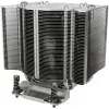 XE04-SP6P, dissipador de CPU prateado/preto, 92 mm