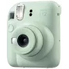 Máquina fotográfica instantânea Fujifilm Instax Mini 12 verde — imagem 86x54 mm, filme 62x46 mm, distância focal equiv. 60 mm
