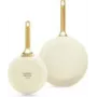 Conjunto de frigideiras GreenPan Padova Reserve — alumínio, creme, Ø20 cm & Ø26 cm, 2 unid.