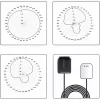 Antena GPS/GLONASS QOLTEC modelo 57055 com base magnética, ganho de 28 dB