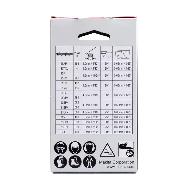 Acessório para motosserra Makita 191T89-0 1 unidade