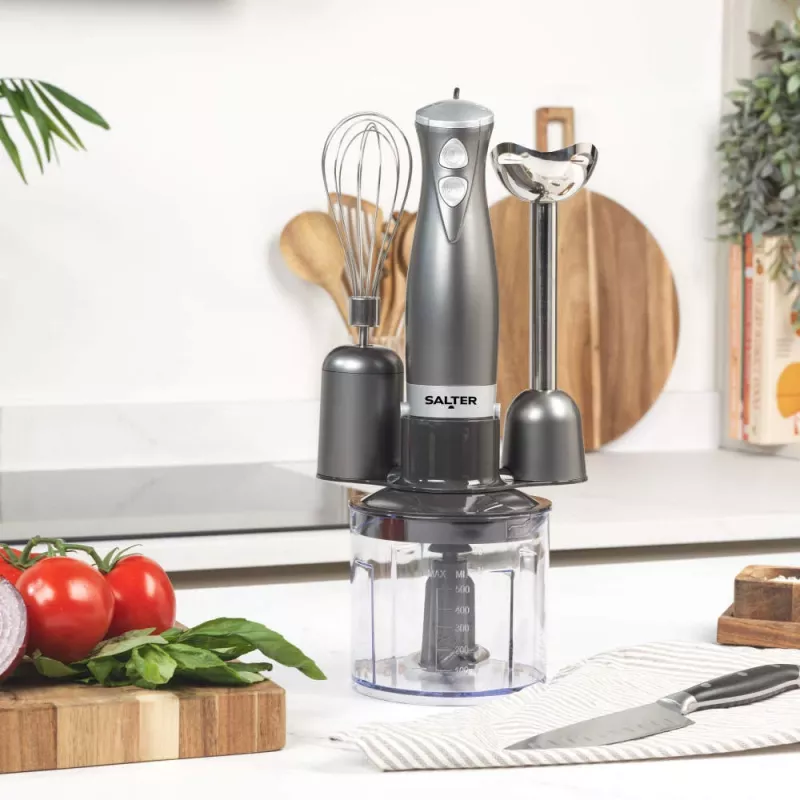 Salter EK2827GUNMETALFVDE Cosmos conjunto de liquidificadora 3 em 1