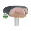 Cadeira de escritório Leitz 65440085 assento acolchoado cinzento estrutura de plástico