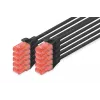 Cabo de rede Digitus CAT 6 U/UTP 0,5m RJ-45 preto