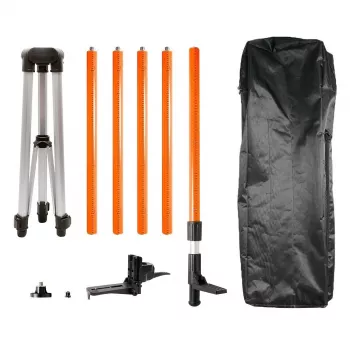 Mastro laser com tripé 3,7 m