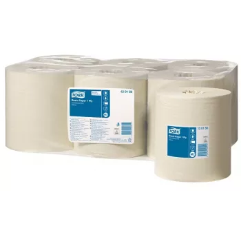 Rolos de toalhas de papel, Tork Universal Centerfeed 310 M2, 1 folha, 300 m, tissue reciclado, 6 unid.