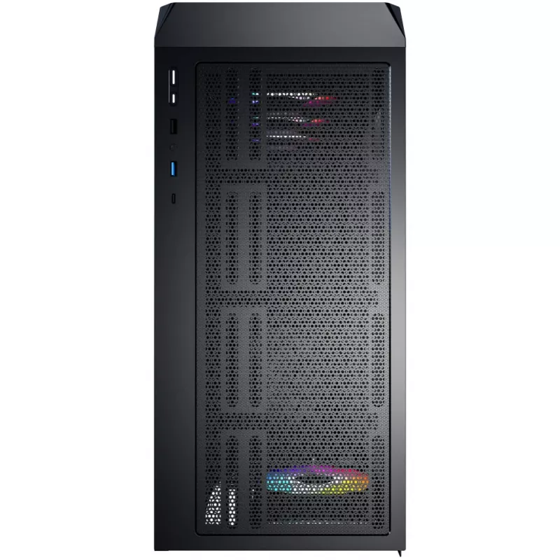 Caixa de PC Montech X5 Midi Tower preto ATX 3 ventoinhas de 140 mm