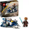 LEGO Microfighter Star Wars Plo Koons Jedi Starfighter 75400 — 89 peças, 1 minifigura, idade 6+
