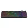 Teclado gaming Savio Galaxis USB QWERTY US inglês preto