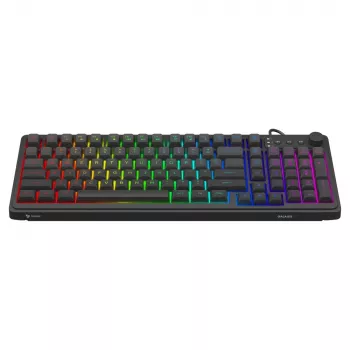 Teclado gaming Savio Galaxis USB QWERTY US inglês preto