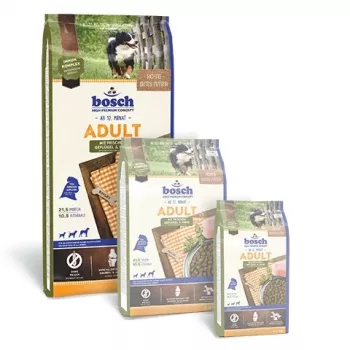 Bosch Adult com aves frescas e painço ração para cães