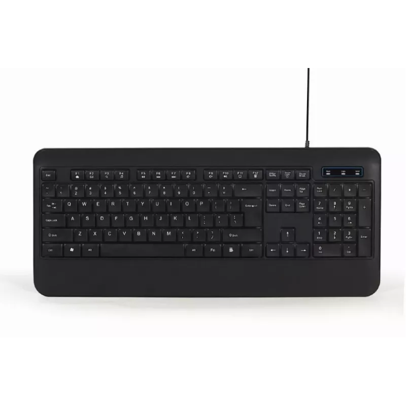 TECLADO MULTIMÉDIA USB ENG/PRETO KB-UML-03 GEMBIRD