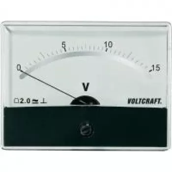 Instrumento de medição para incorporar Voltcraft AM-86X65/15V/DC 15 V galvanómetro de bobina móvel (AM-86X65/15V/DC)