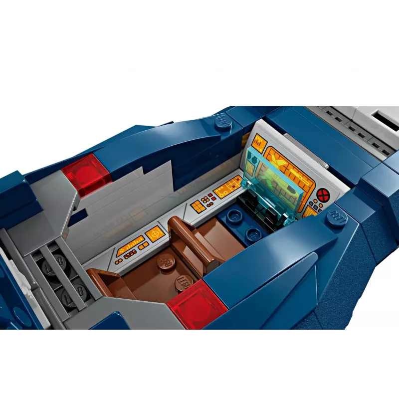 Brinquedo de construção LEGO Marvel Super Heroes X-Jet 76281 com 5 minifiguras