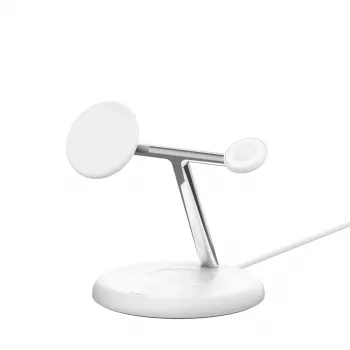 Carregador Belkin WIZ023VFBK para dispositivos móveis auscultadores, smartphone, smartwatch preto USB carregamento sem fios para interiores