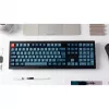 V6 Max, teclado gaming preto/azul-cinzento, layout DE, Gateron Jupiter Red, Hot-Swap, RGB