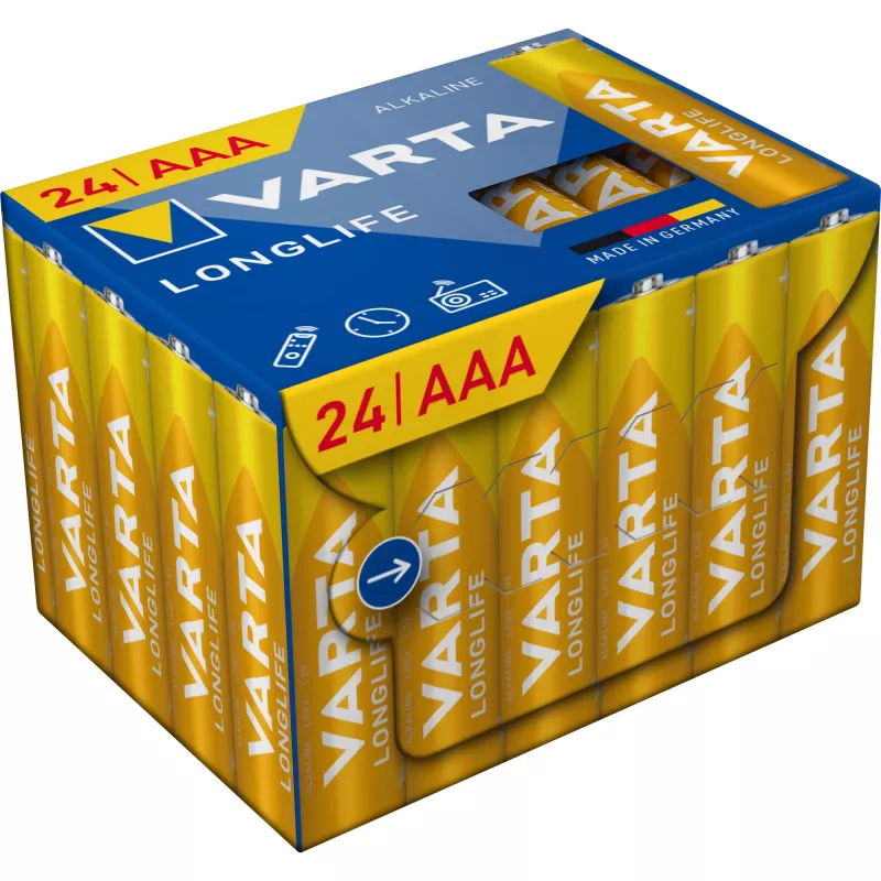 Pilha Longlife LR03 caixa, AAA (Micro) (24 unid.)