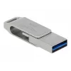 Pen drive DeLOCK 128 GB USB-C Type-A modelo rotativo