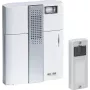 Conjunto de campainha sem fios Grothe MISTRAL 300M prateado - branco (43300)