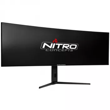Monitor Nitro Concepts SM1 49 polegadas Curvo 144Hz FreeSync G-Sync, classe de eficiência energética F