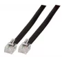 EFB-Elektronik Cabo modular preto, 2 x fichas RJ12 (6/6), 1:1, 1,0 m Fabricante: EFB Elektronik (K2404SW.1)